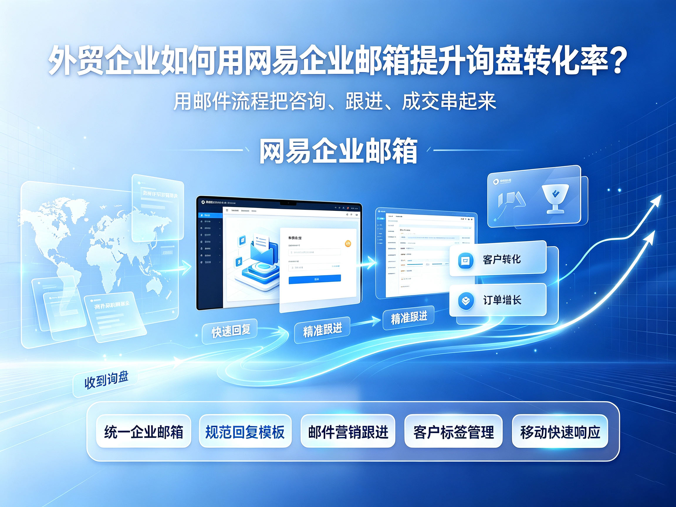 外贸企业如何用网易企业邮箱提升询盘转化率？5个实战方法
