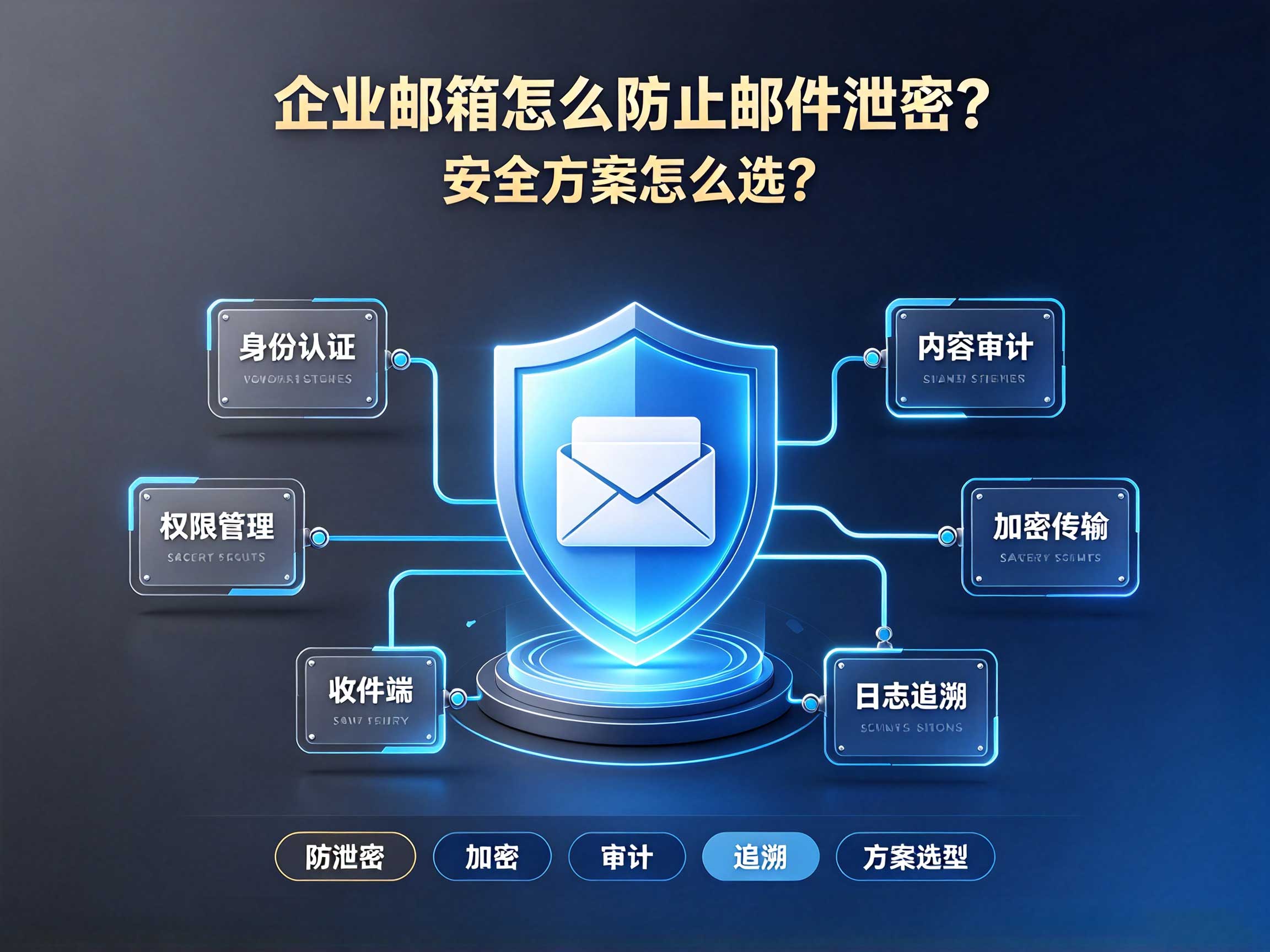 企业邮箱怎么防止邮件泄密？安全方案怎么选？