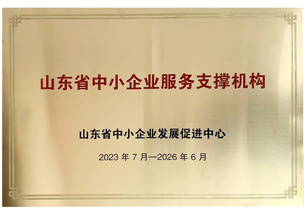 山东省中小企业服务支撑机构